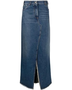 DARKPARK Denim Maxi-Rok - Blauw