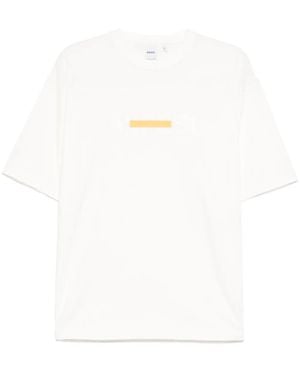 Aspesi Logo-Printed T-Shirt - White