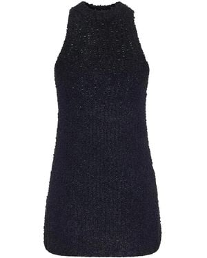 Adam Lippes Renata Mini Dress - Blue