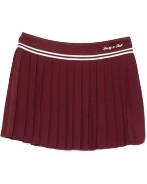 Sporty & Rich Abigail Mini Skirt - Red