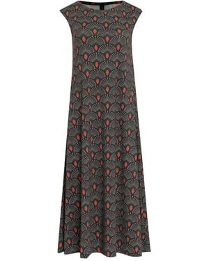 Lygia & Nanny Vestido midi con estampado floral - Gris