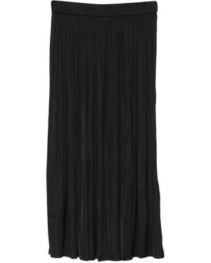 MAISON 123 Falda Plisada - Negro