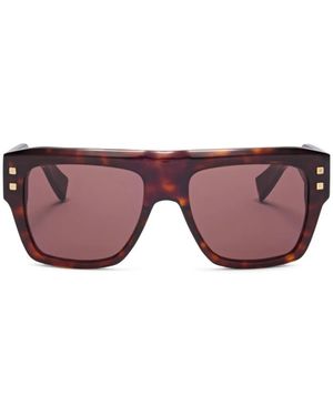 Balmain Geometric Sunglasses - Purple