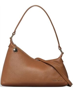 Marc Ellis Medium Wynn Leather Shoulder Bag - Brown