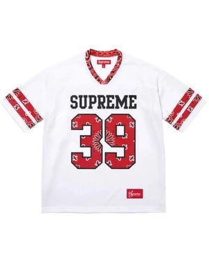 Supreme Bandana Football T-Shirt - Wit