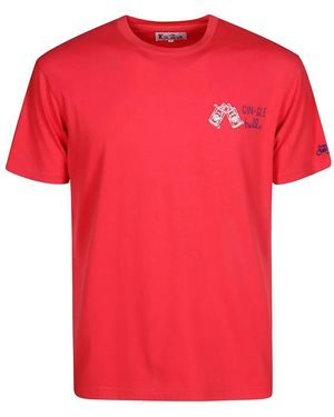 Mc2 Saint Barth Arnott Tシャツ - レッド