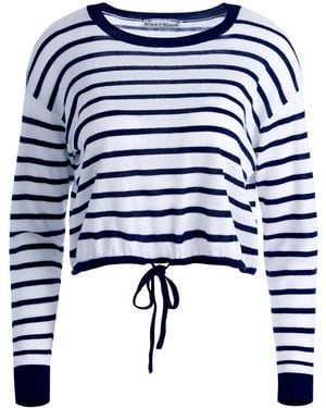 Alice + Olivia Top A Righe Bernetta - Blu