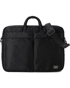 Porter-Yoshida and Co Tanker Laptop Bag - ブラック