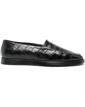 Fear Of God Textured Loafers - Black