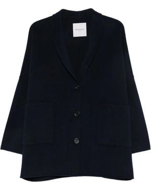 ERMANNO FIRENZE Jacke Mit Aufgesetzter Tasche - Blau