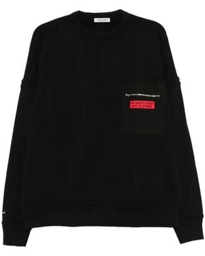 Undercover ジップポケット スウェットシャツ - ブラック