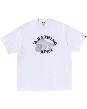 A Bathing Ape グラフィック Tシャツ - ホワイト