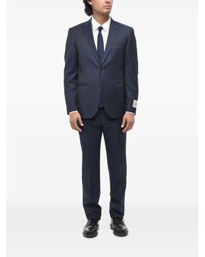 Corneliani Single-Breasted Peak-Lapel Suit - Blue