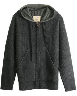 Uma Wang Sudadera Con Cremallera Y Capucha - Gris