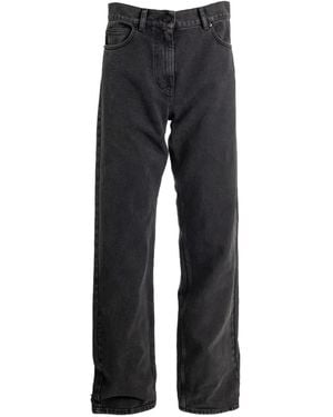 The Row Clair Straight-Leg Jeans - Black