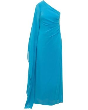 Max Mara Draped Gown - Blue