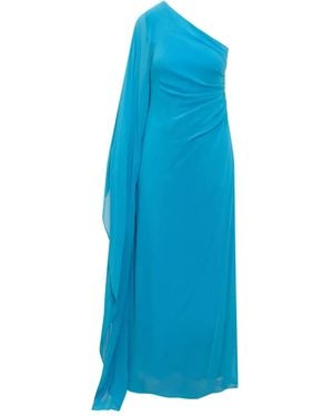 Max Mara Draped Gown - Blue