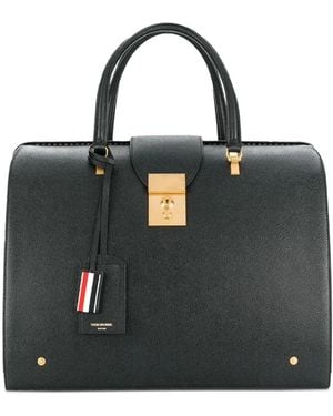 Thom Browne Pebble Grain Mr. Thom Bag - Black