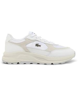 Lacoste Run Set Lace-Up Sneakers - White