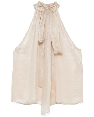 Tom Ford Pussy-Bow Collar Blouse - White