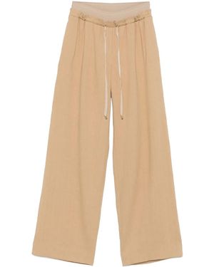Lorena Antoniazzi Drawstring Trousers - Natural