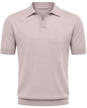 Lardini V-Neck T-Shirt - Pink