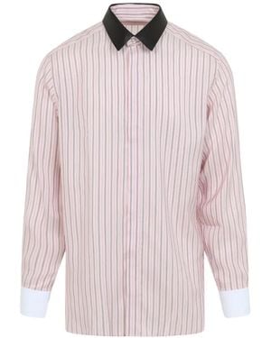 Tom Ford Camisa A Rayas Verticales - Rosa