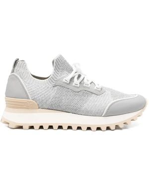 Eleventy Lace-Up Trainers - White