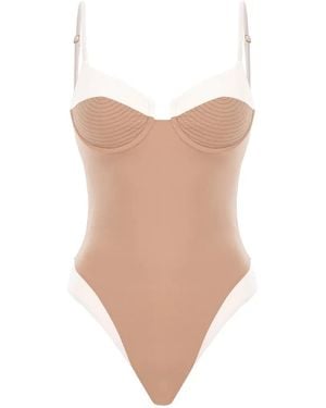 Noire Swimwear Maillot De Bain Celine - Blanc