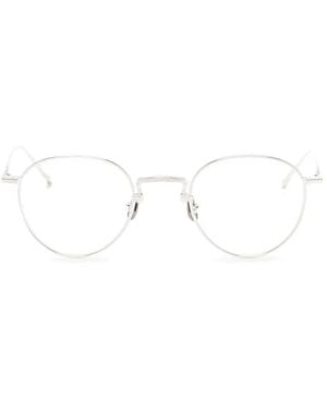 Matsuda Round-Frame Glasses - White