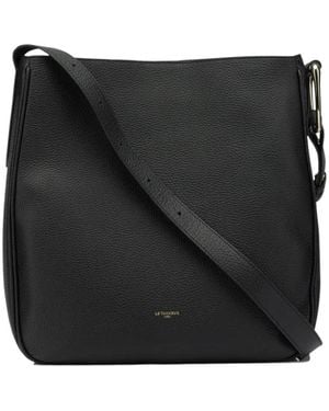 Le Tanneur Large Hobo Shoulder Bag - Black