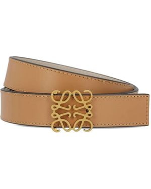 Loewe Reversible Anagram Belt - Natural