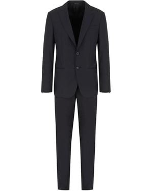 Giorgio Armani Soho Two-Button Suit - Black