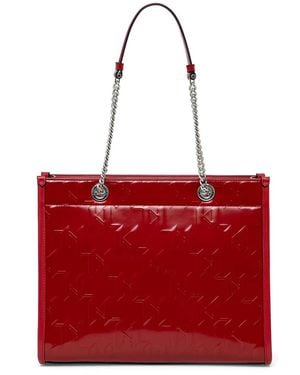 Karl Lagerfeld K/Skuare Tote Bag - Red