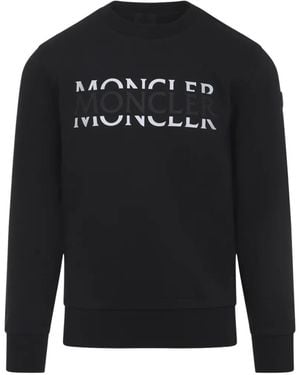 Moncler Long Sleeve Cotton T-Shirt - Black