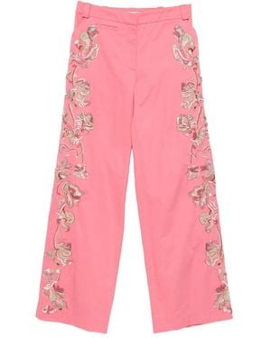 Christopher Esber Straight-Leg Trousers - Pink