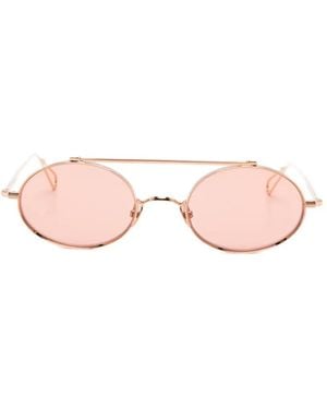 Ahlem Turbigo Round-Frame Sunglasses - Pink