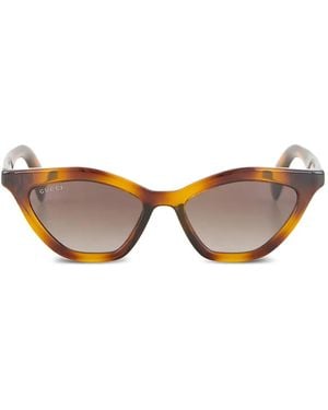 Gucci Cat-Eye Sunglasses - Brown