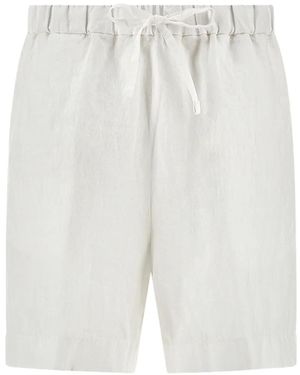 Paul & Shark Drawstring Shorts - White