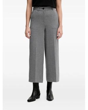 Benetton Houndstooth Pants - Gray