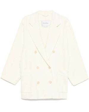 Max Mara Jacke Jacket - White