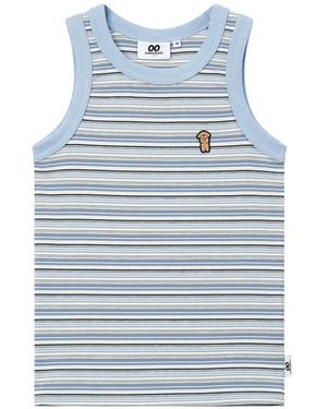 Chocoolate Striped Tank Top - Blue