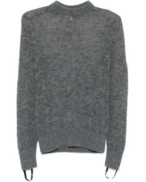 Coperni Sweatshirt mit Logo-Verzierung - Grau