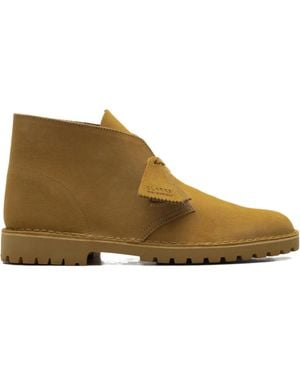 Clarks Bottines Desert Rock À Lacets - Brown