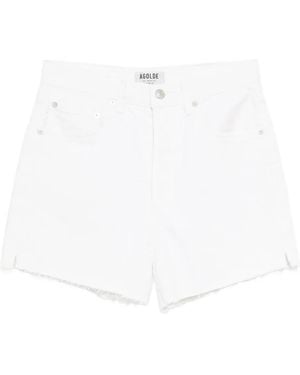 Agolde Dee Shorts - White