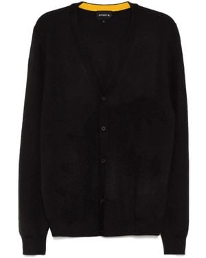 SPORT b. by agnès b. Jacquard Cardigan - Black