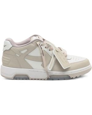Off-White c/o Virgil Abloh Out Of Office Leather Sneakers - White