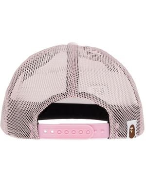 A Bathing Ape Logo Cap - Pink