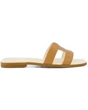 Gibaldi Joy Cut-Out Sandals - Metallic