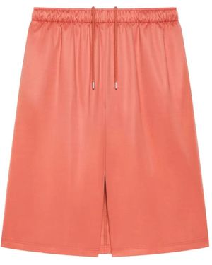 Courreges Back-Panel Shorts - Pink
